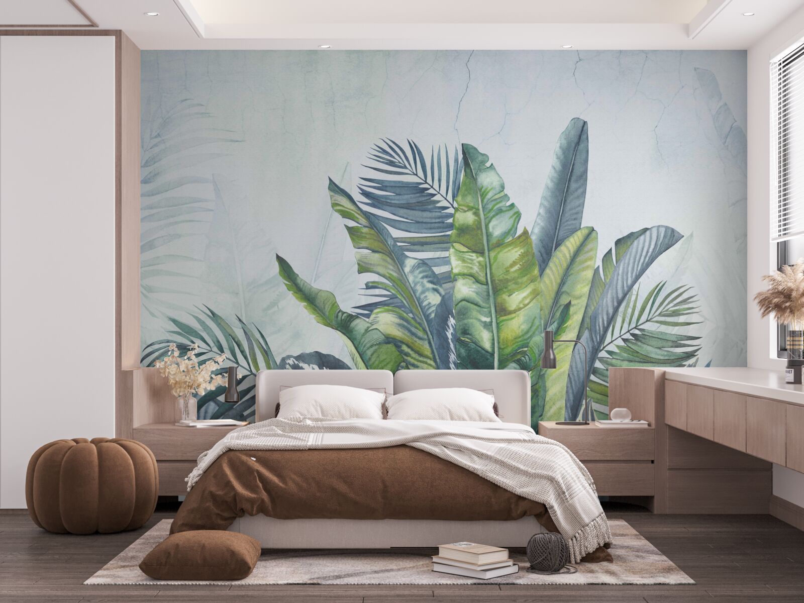 Fototapeta súhrn exotickej flóry