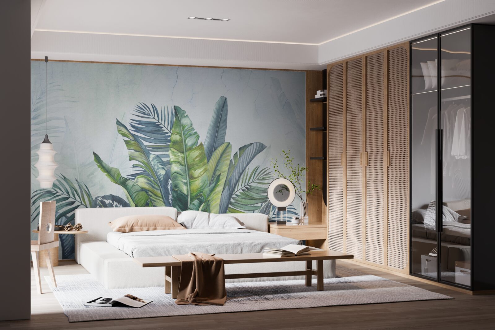 Fototapeta súhrn exotickej flóry