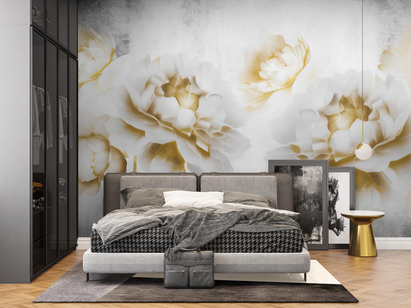 Fototapeta felicia, lahodiaca oku zlatou snehobielou farbou