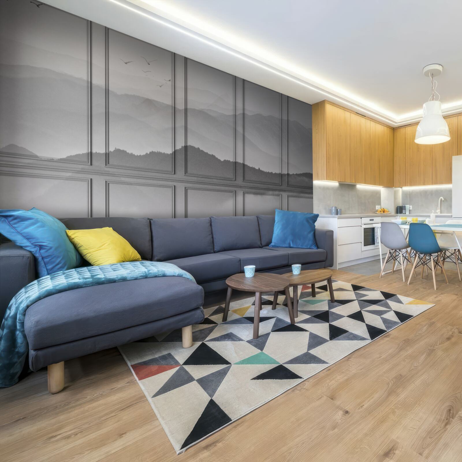 Fototapeta hory pokrýva čoraz hustejšia hmla