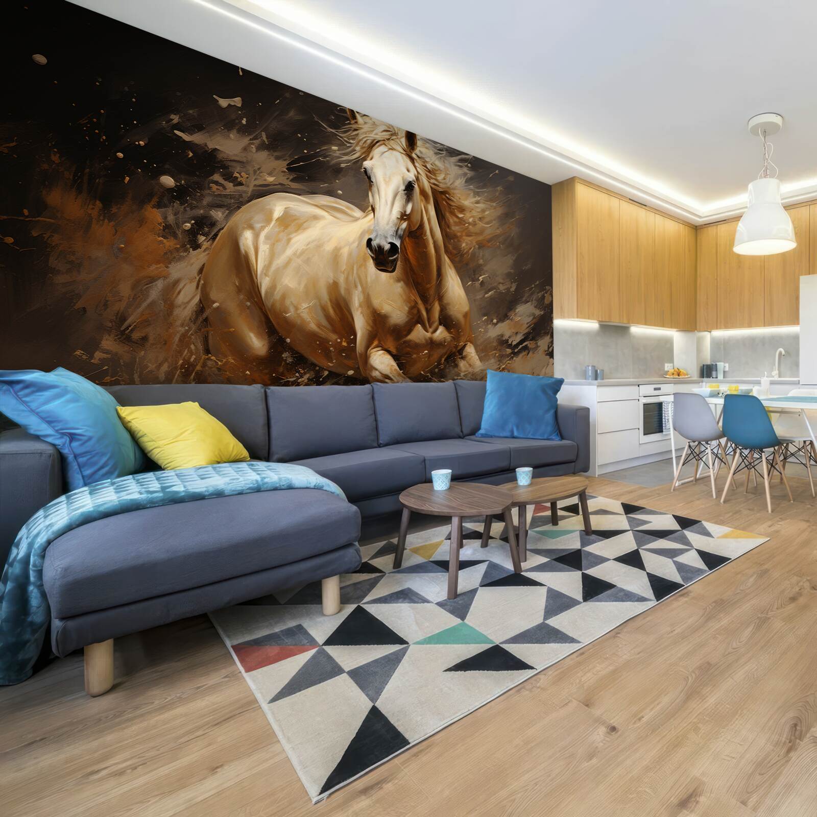 Fototapeta v návale rýchlosti kôň