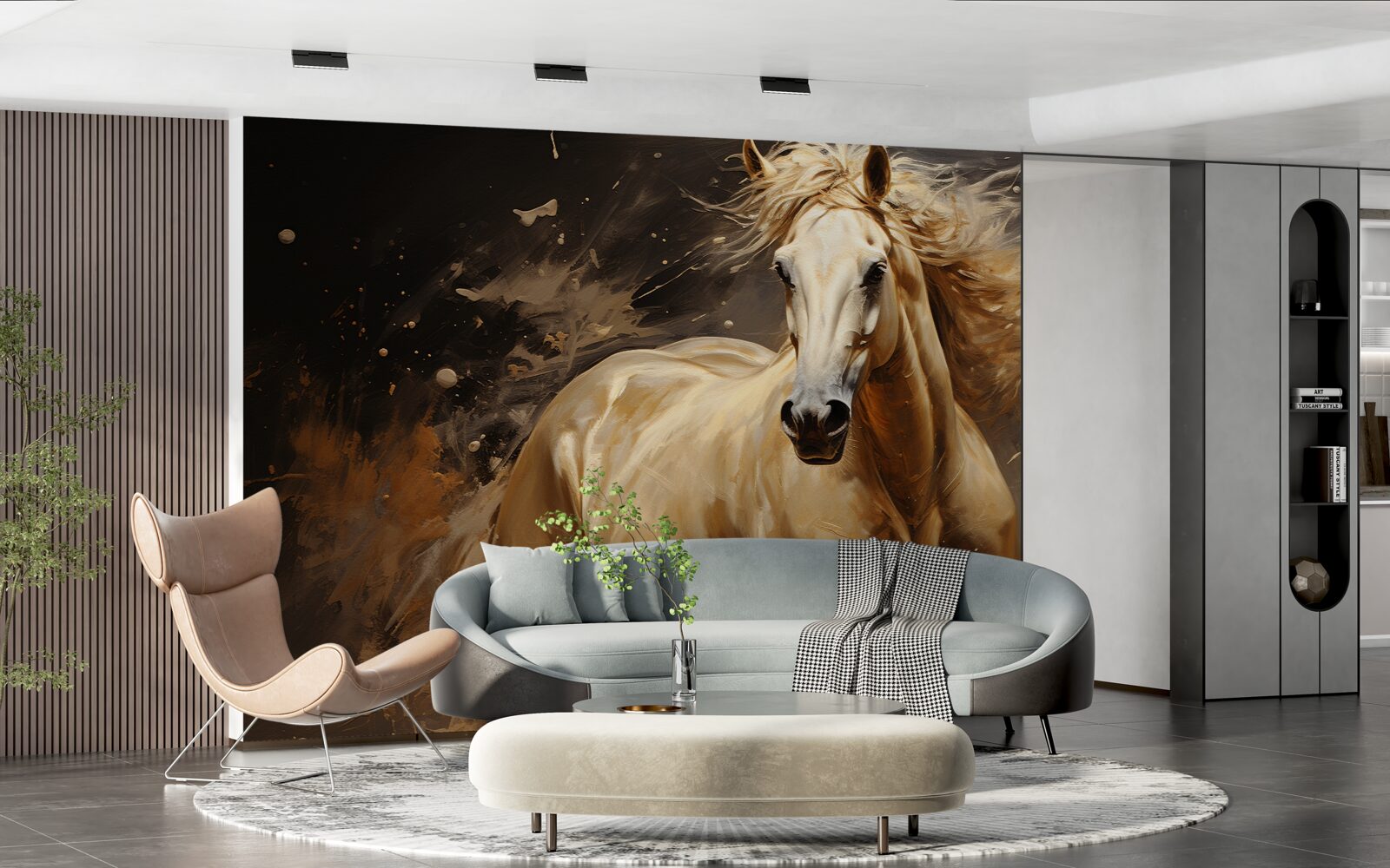 Fototapeta v návale rýchlosti kôň