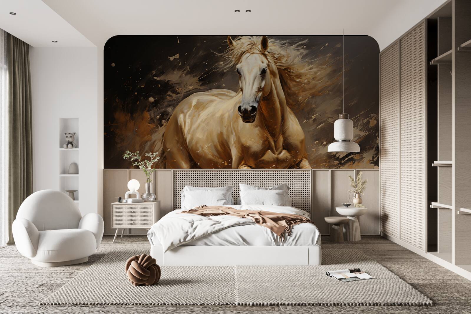 Fototapeta v návale rýchlosti kôň