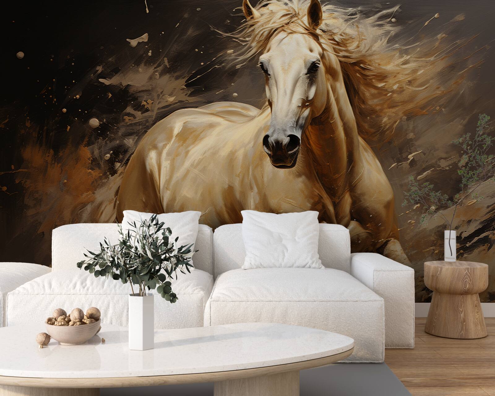 Fototapeta v návale rýchlosti kôň