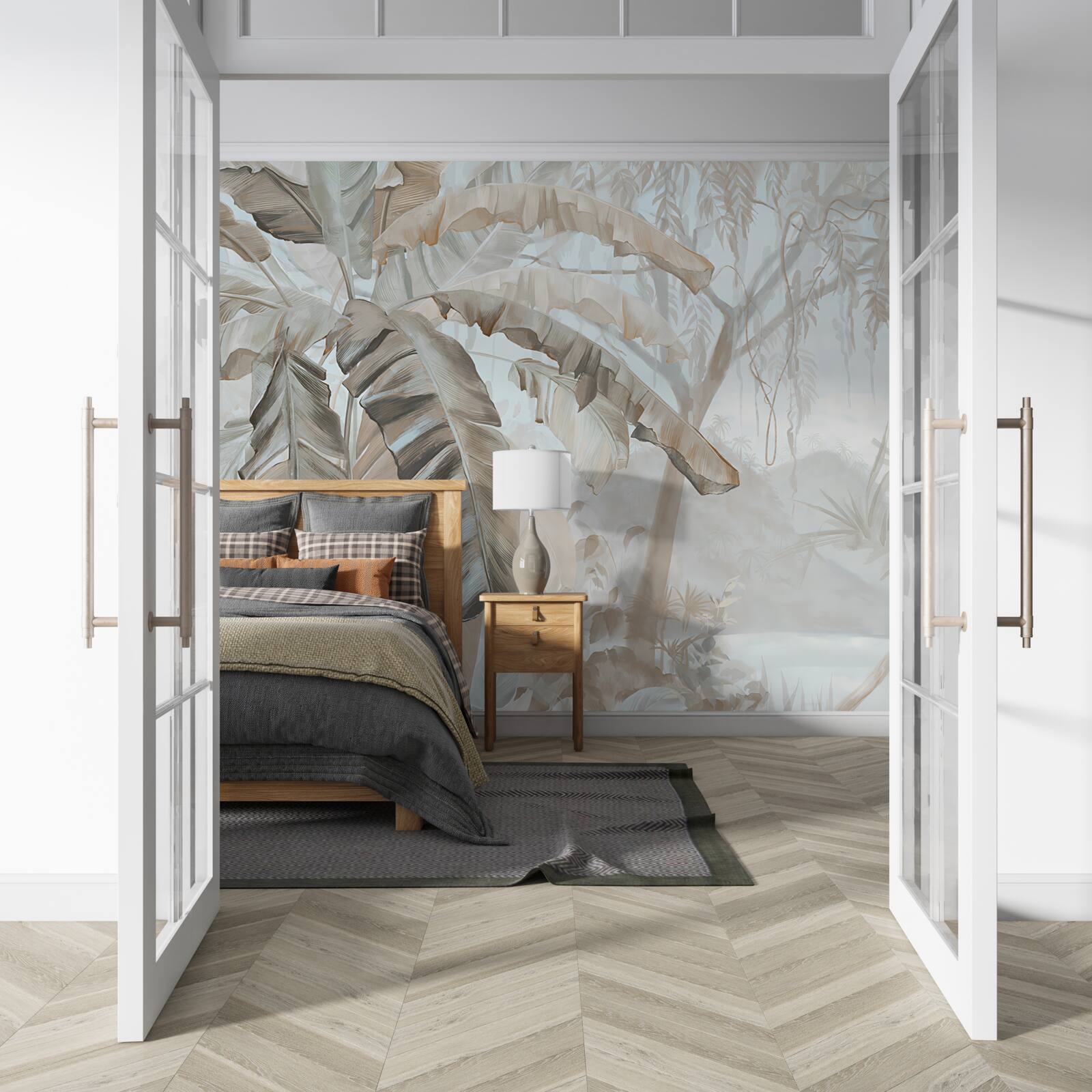 Fototapeta palmové pobrežie, pripomínajúce raj