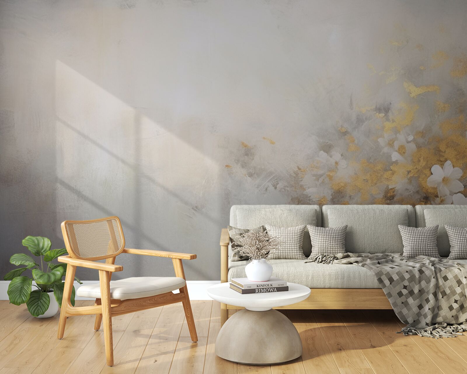 Fototapeta hmlisté jesenné ráno v hustom lese