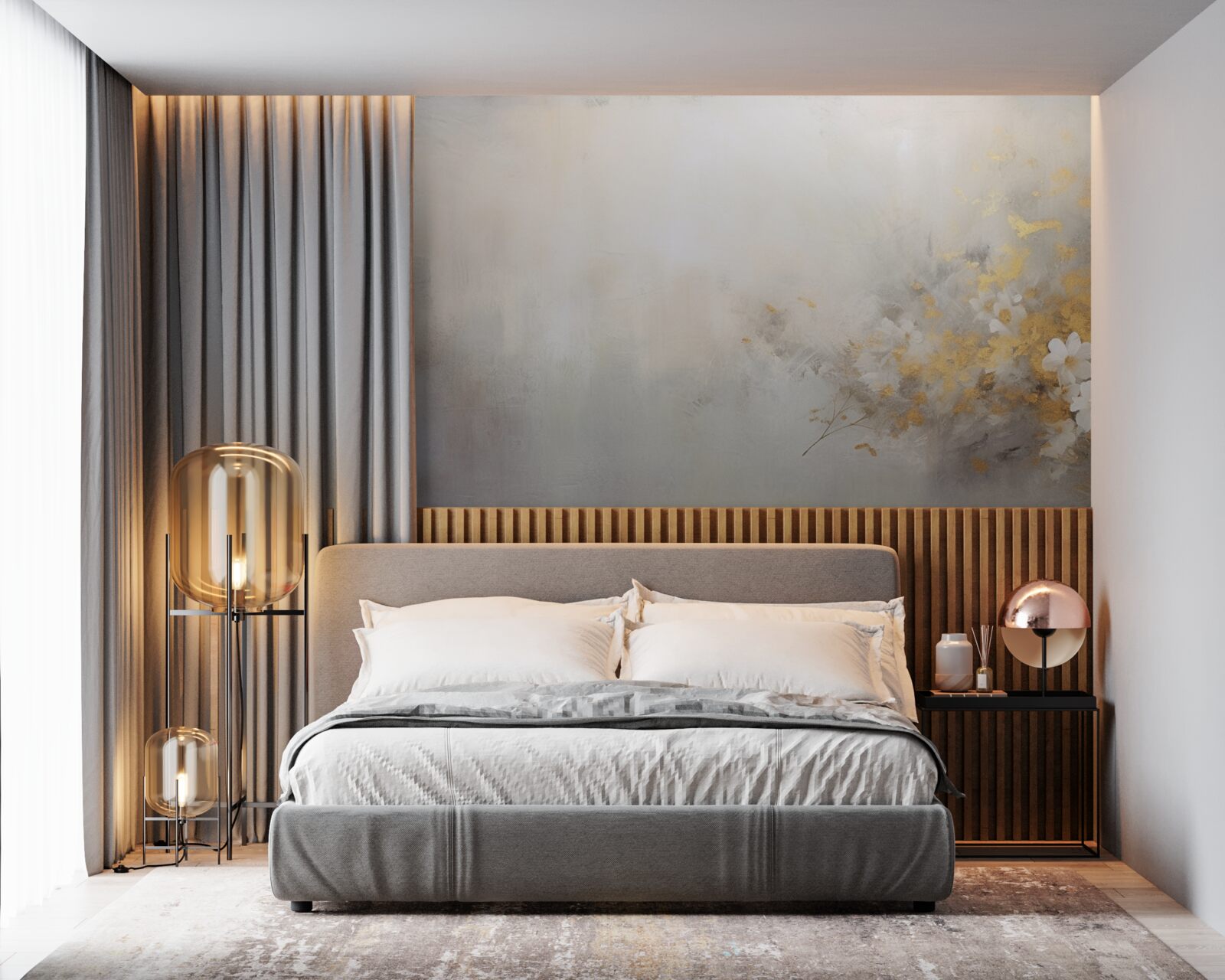 Fototapeta hmlisté jesenné ráno v hustom lese