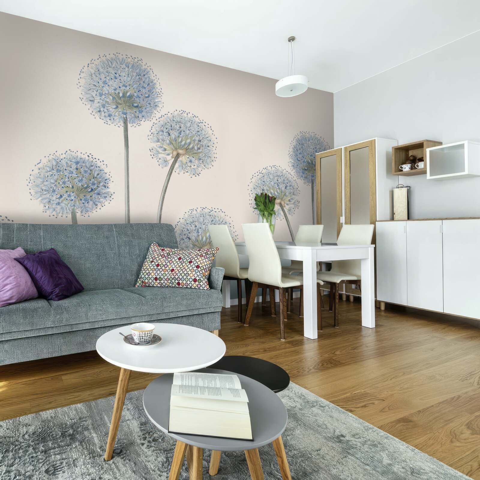 Fototapeta vrcholky pôvabných agávových stromov