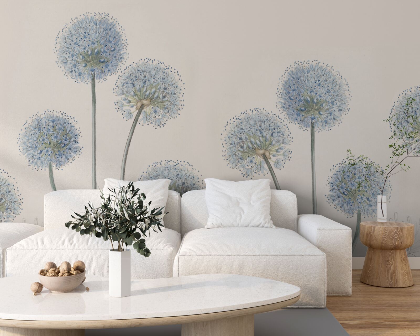 Fototapeta vrcholky pôvabných agávových stromov