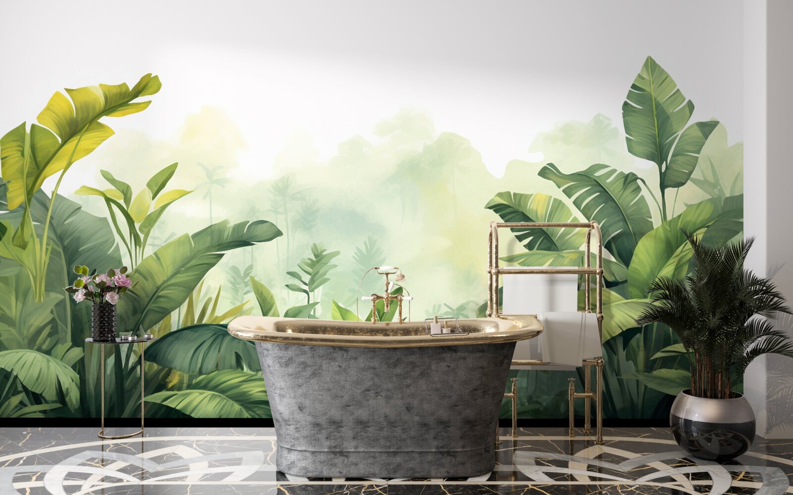 Fototapeta Svitanie v tropickom lese