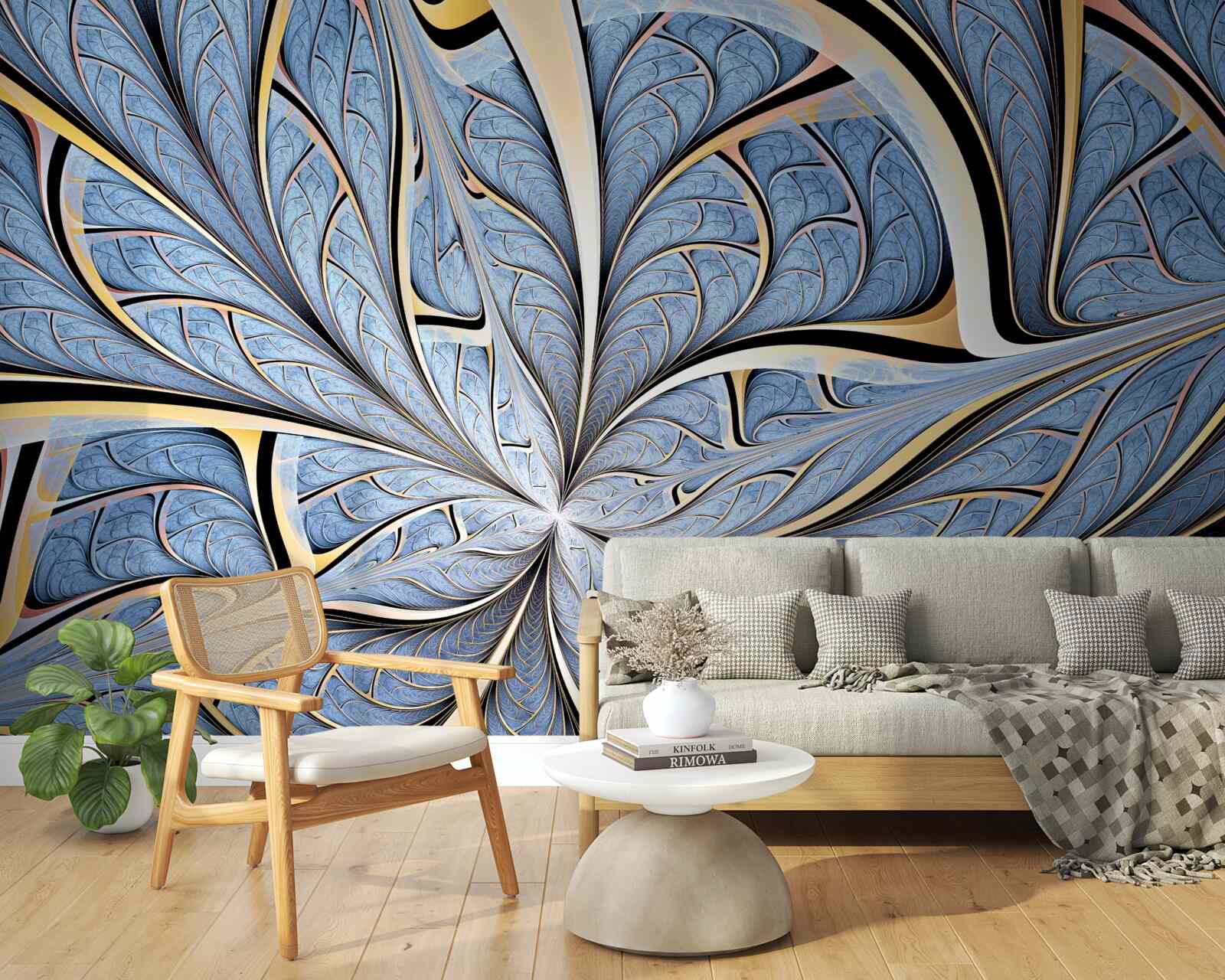 Fototapeta strop je vyrobený zo skla a poskytuje výhľad na oblohu