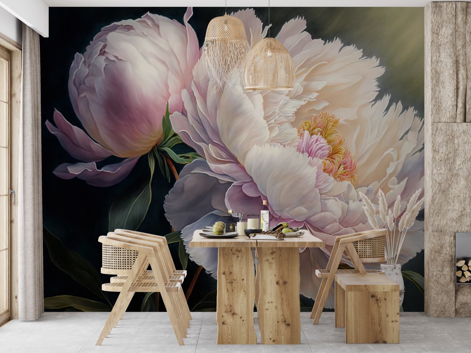 Fototapeta veľký jemný ružový púčik