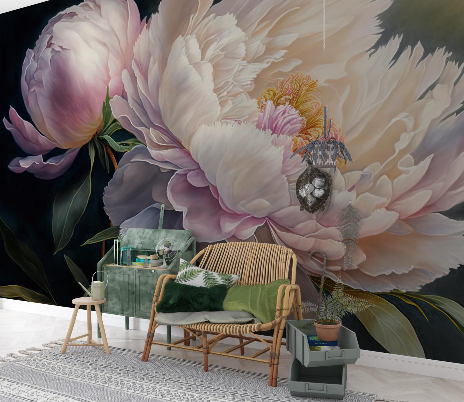 Fototapeta veľký jemný ružový púčik