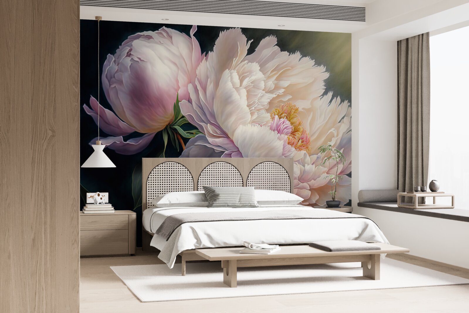 Fototapeta veľký jemný ružový púčik