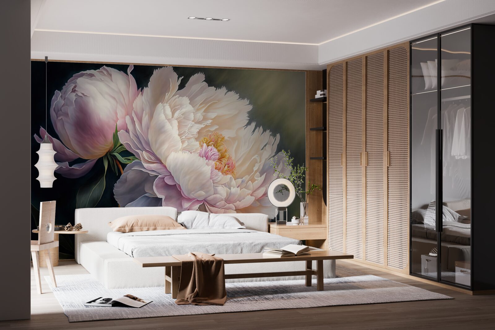 Fototapeta veľký jemný ružový púčik