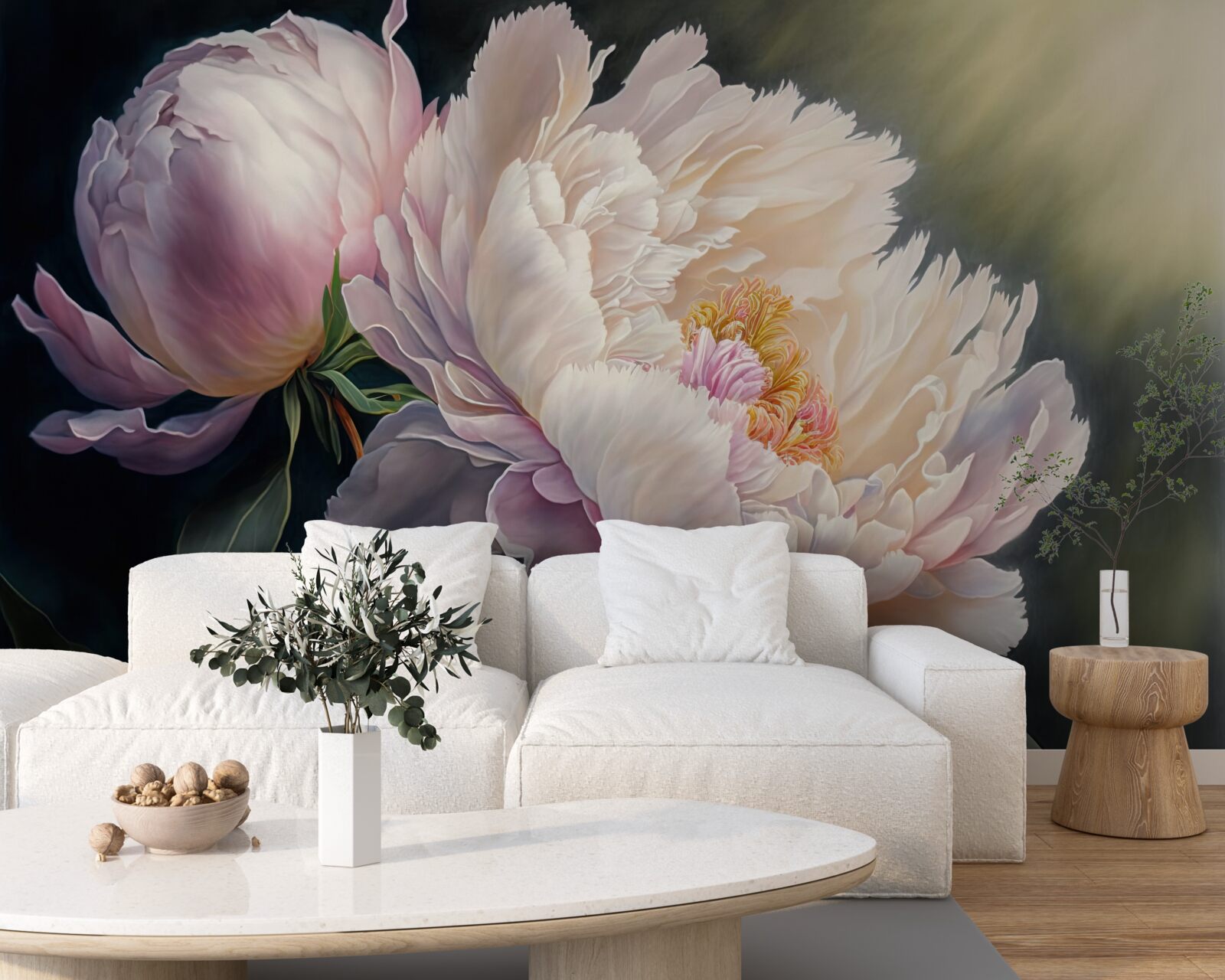 Fototapeta veľký jemný ružový púčik