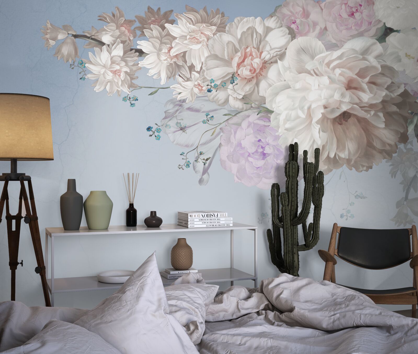 Fototapeta tenká vetva dospelého stromu v plnom kvete