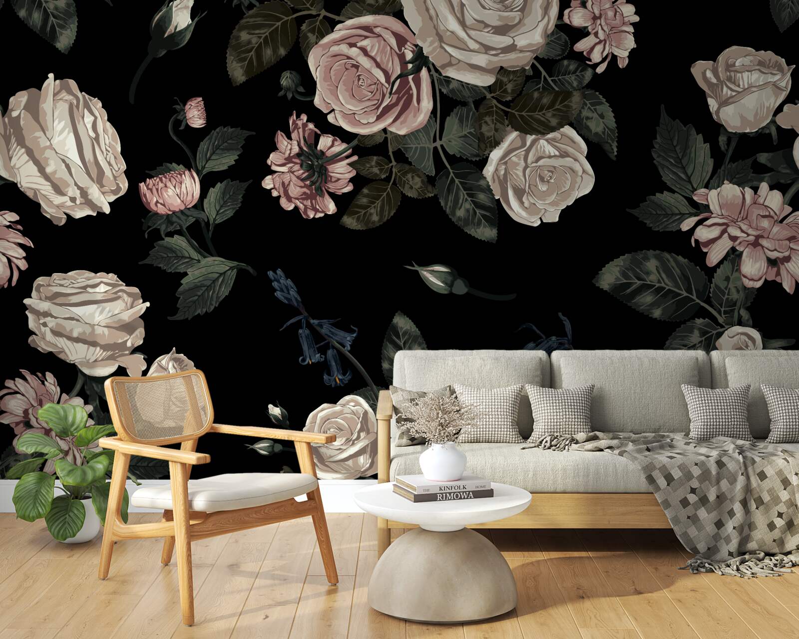 Fototapeta svetlé puky kontrastujú s tmavým pozadím