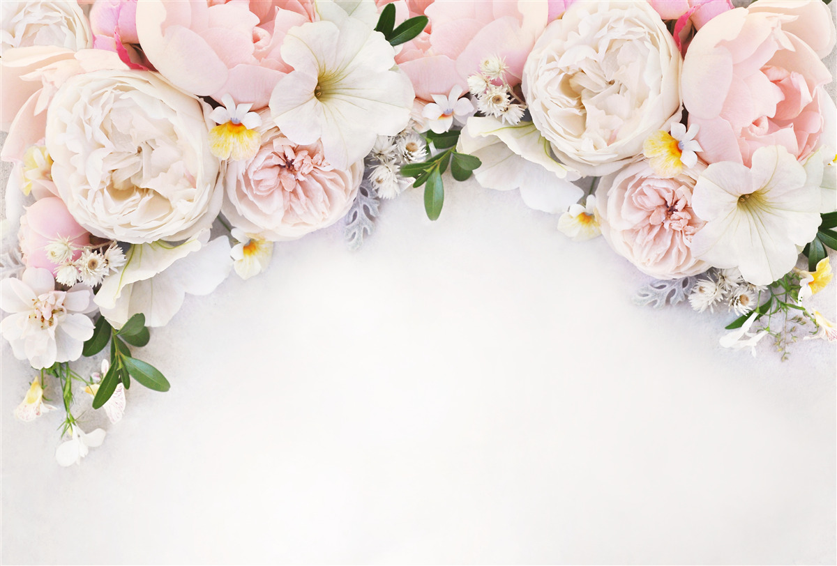 Fototapeta vetva veľkých pivoniek v svetloružovej farbe