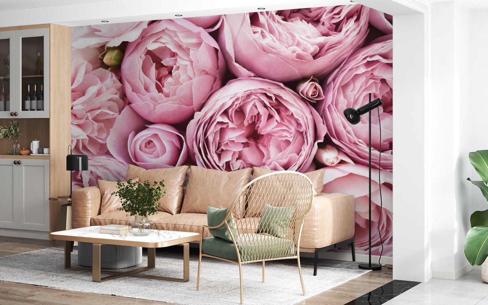 Fototapeta ruža v kytici je nezabudnuteľný pohľad