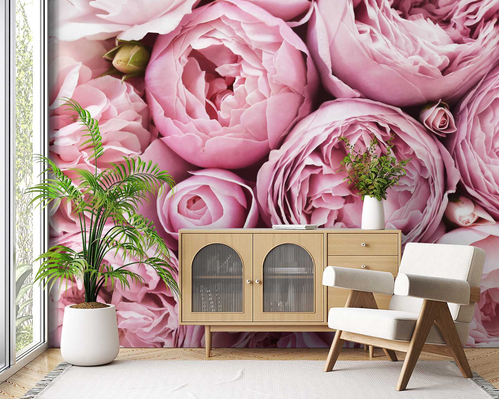 Fototapeta ruža v kytici je nezabudnuteľný pohľad