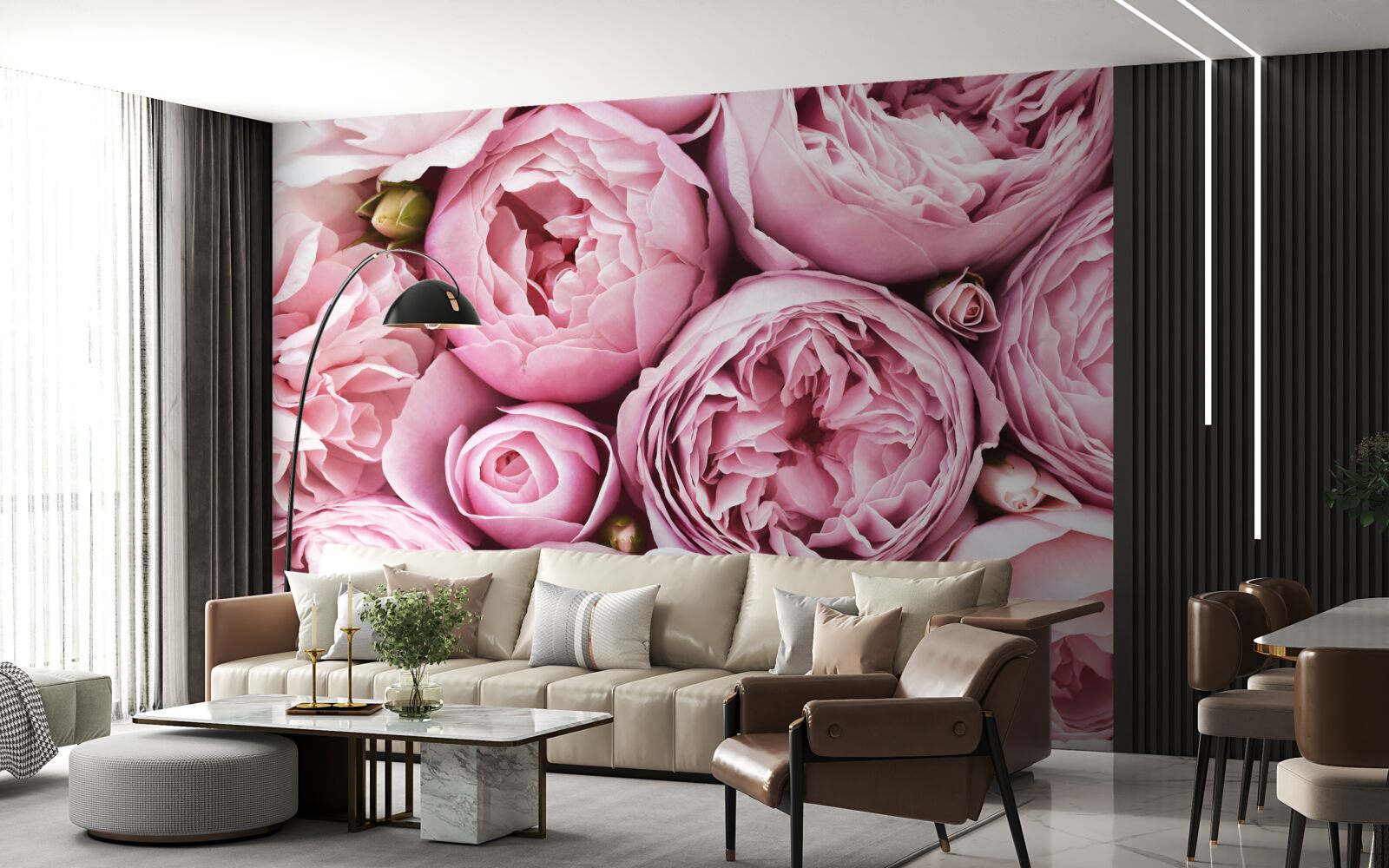 Fototapeta ruža v kytici je nezabudnuteľný pohľad