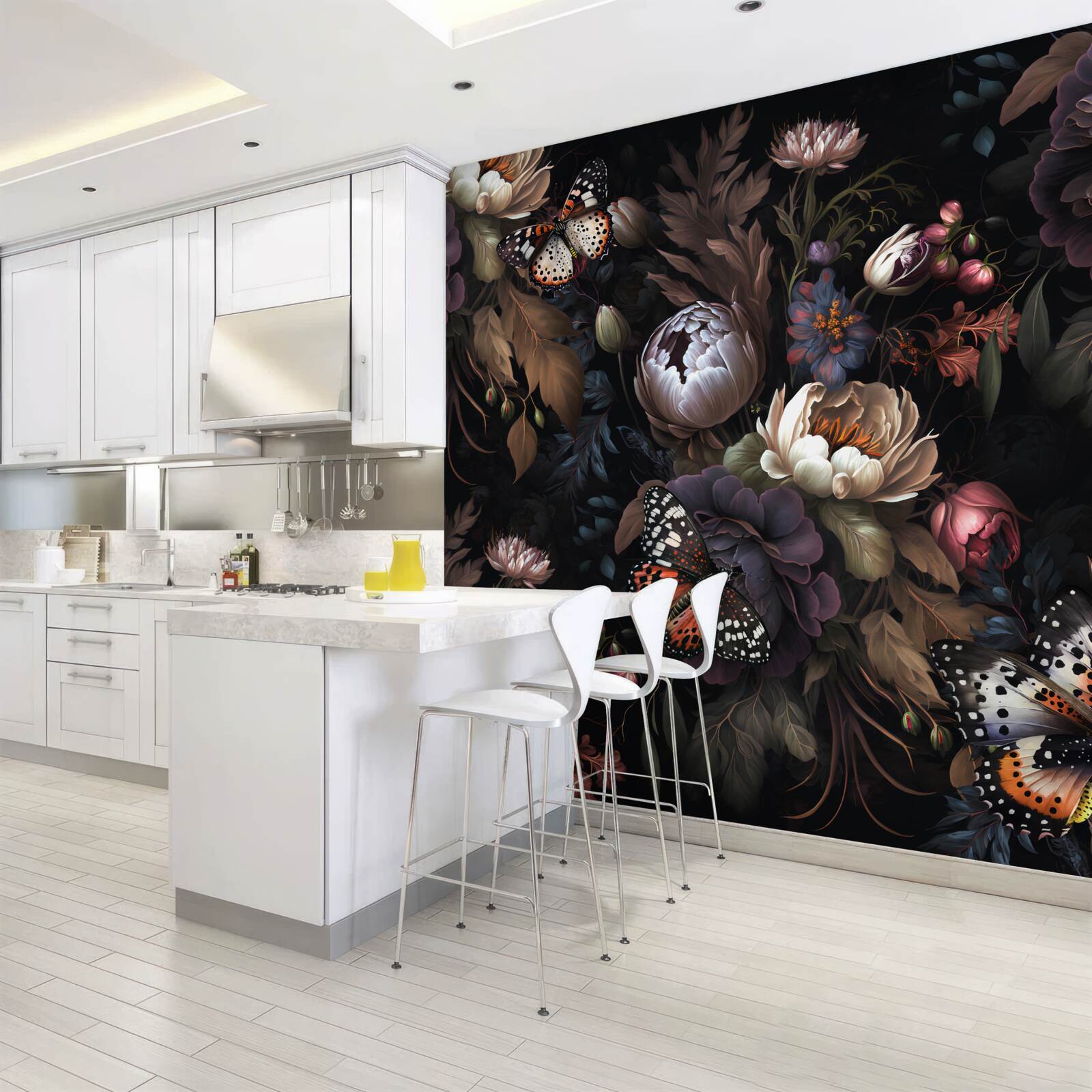 Fototapeta keď padne noc, kvety zaspia