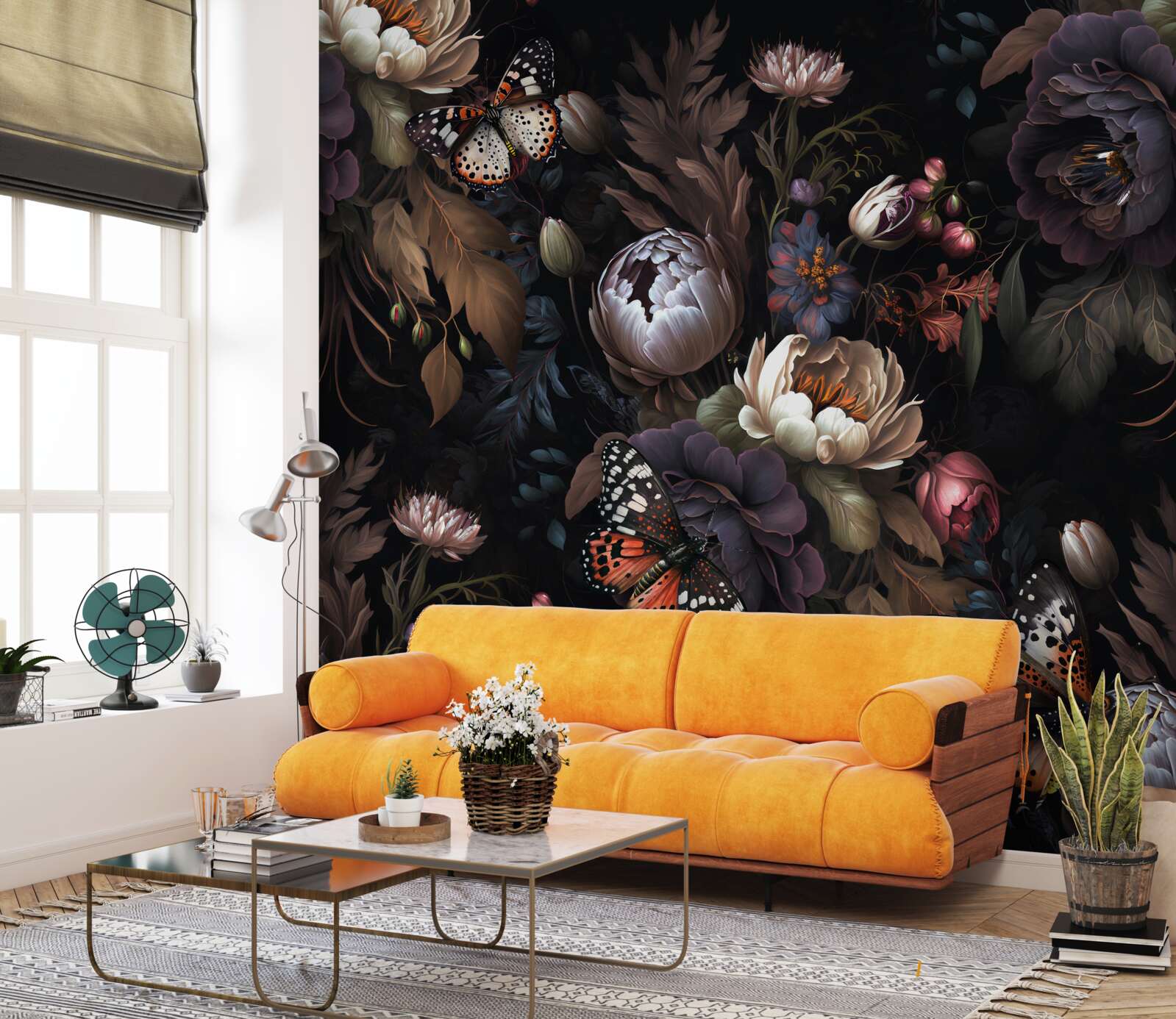 Fototapeta keď padne noc, kvety zaspia