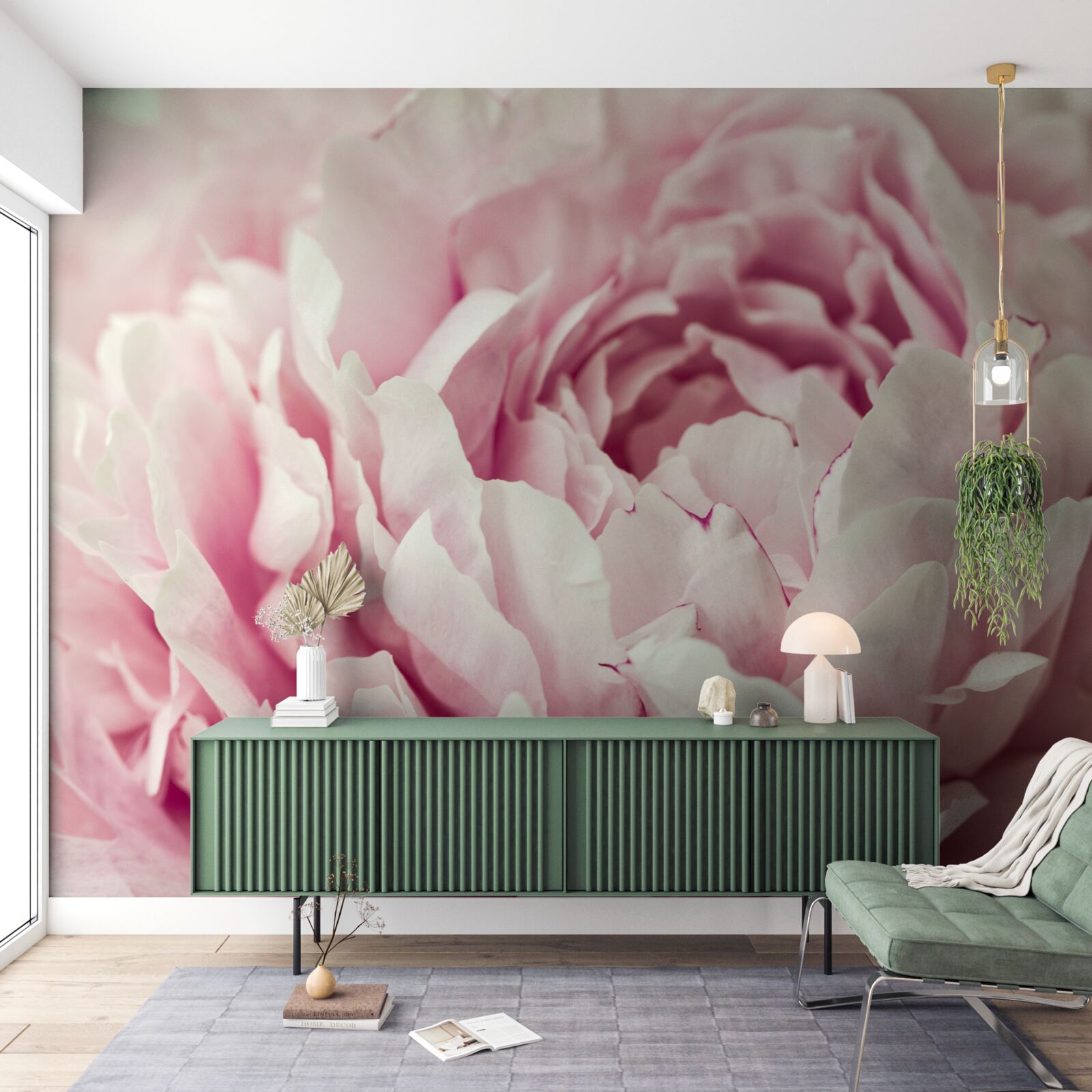 Fototapeta mäkké listy ružového kvetu