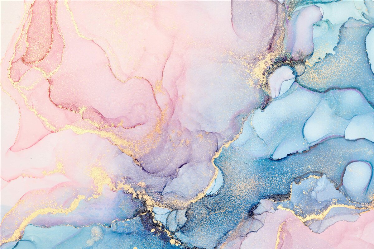 Fototapeta nad vodou plávajú jemné ružové obláčiky