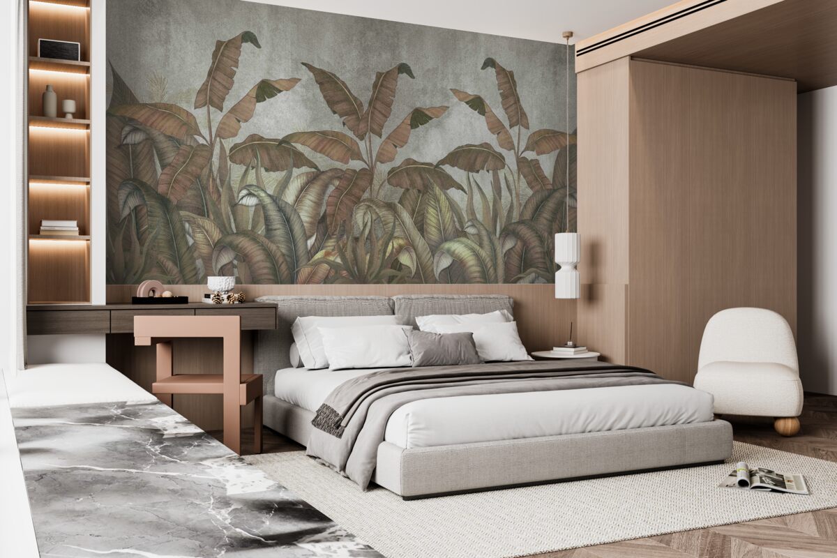 Fototapeta zvädnuté listy paprade