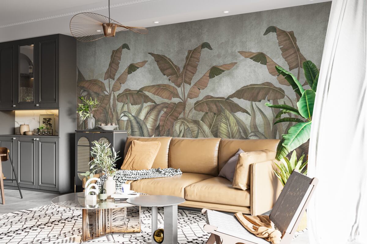 Fototapeta zvädnuté listy paprade