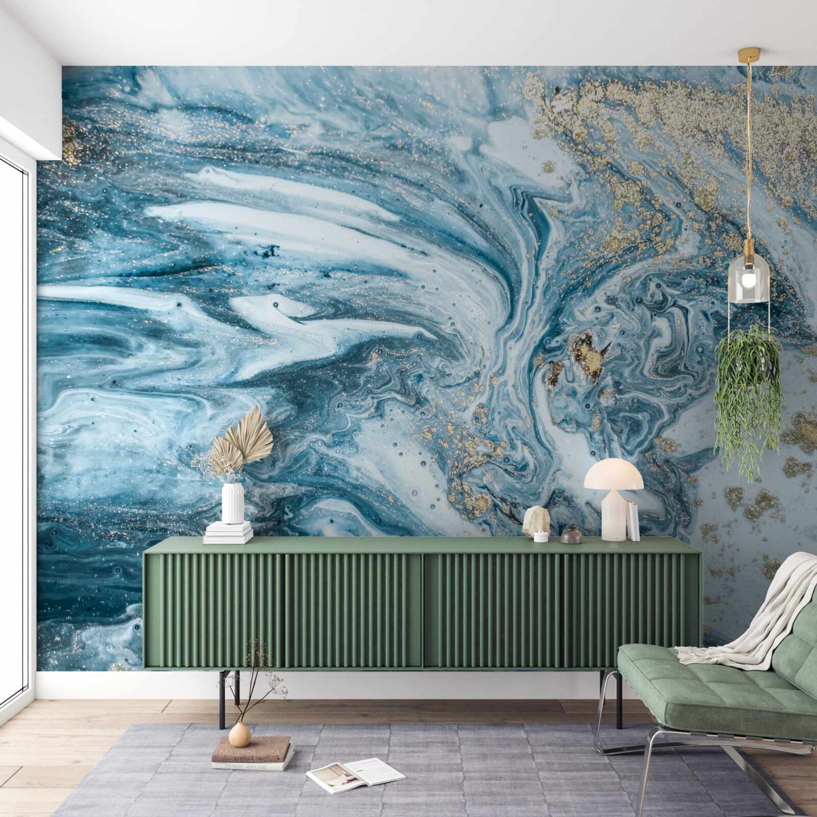 Fototapeta Turecká modrá tekutina