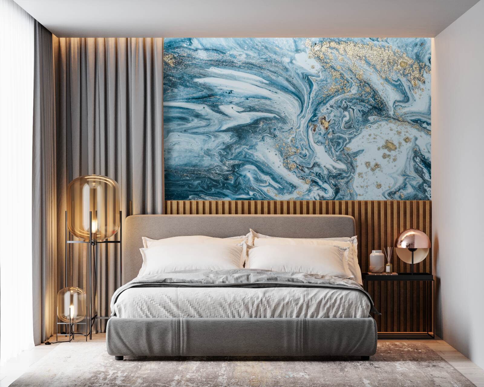 Fototapeta Turecká modrá tekutina