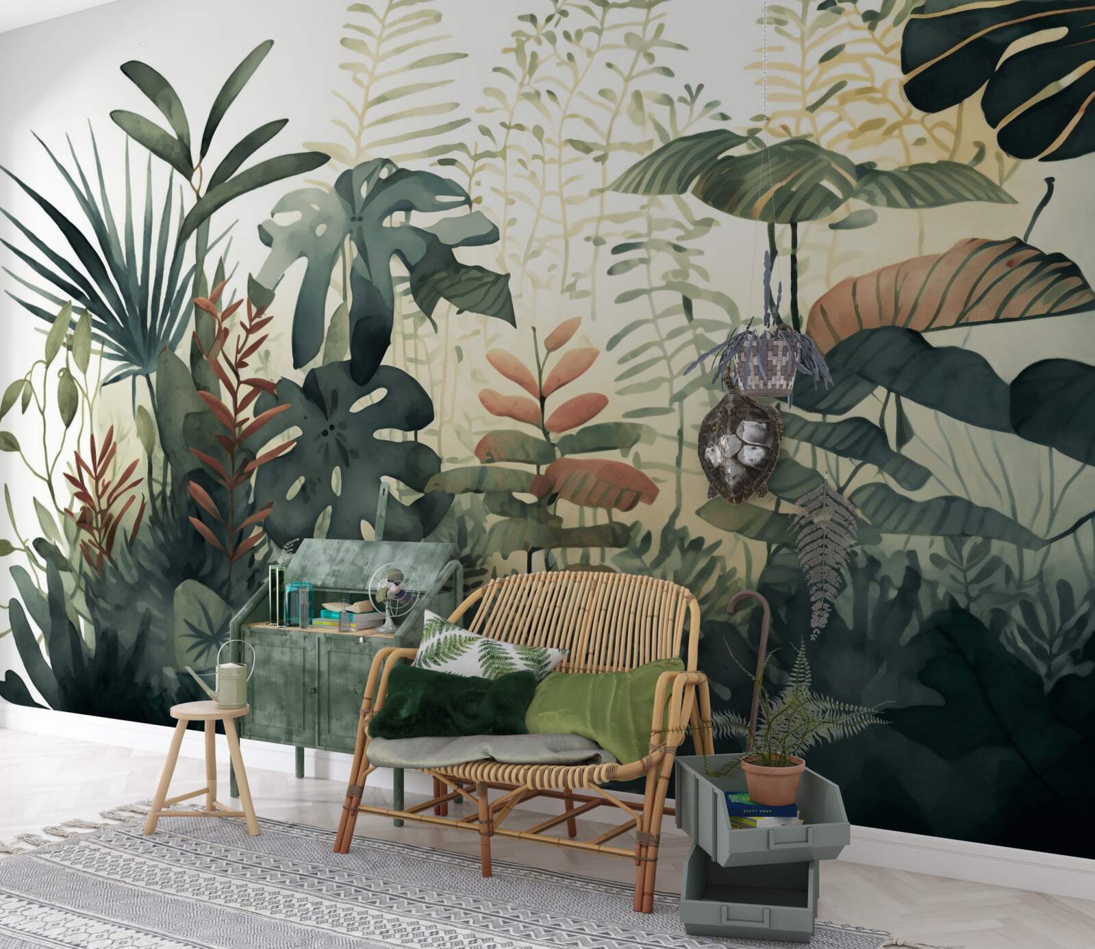 Fototapeta noc pokrýva trópy