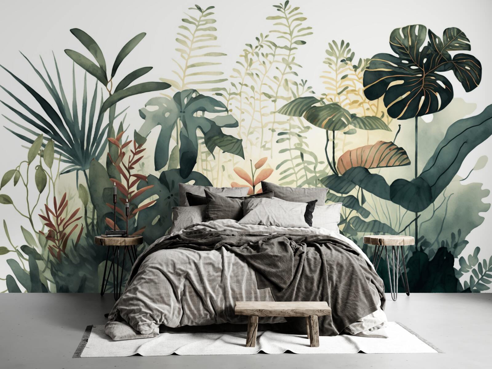 Fototapeta noc pokrýva trópy