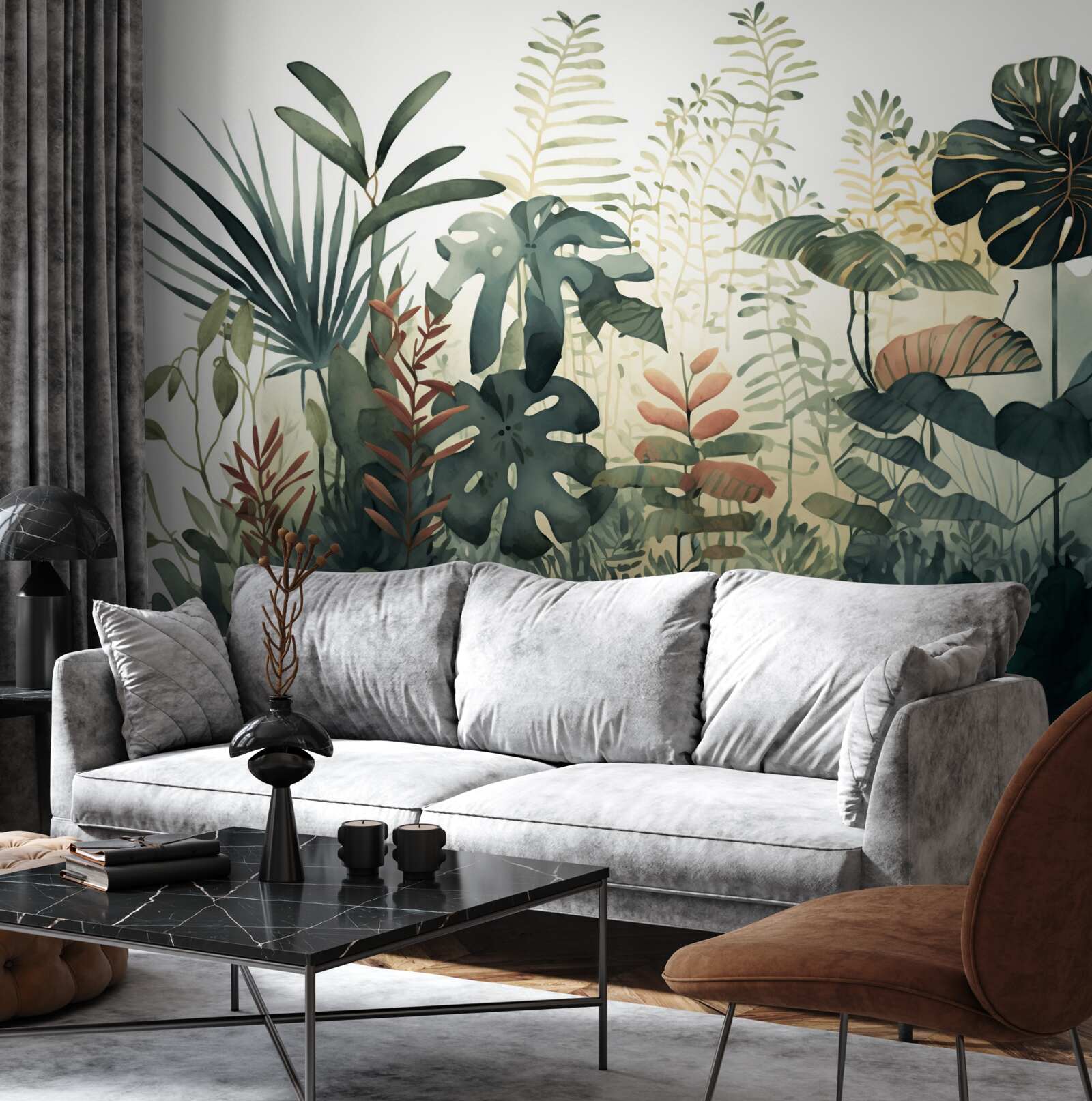 Fototapeta noc pokrýva trópy