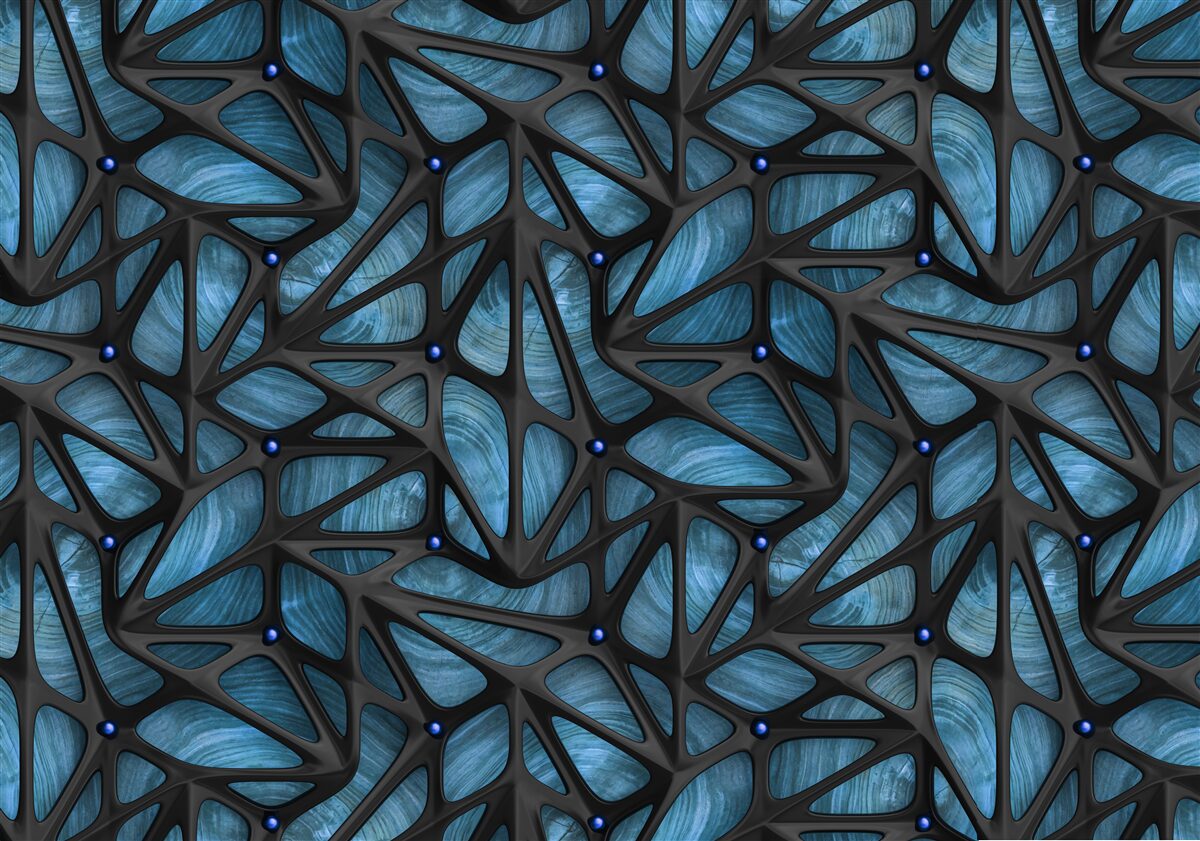 Fototapeta Mesačné svetlo osvetľuje nočný les pokrytý listami