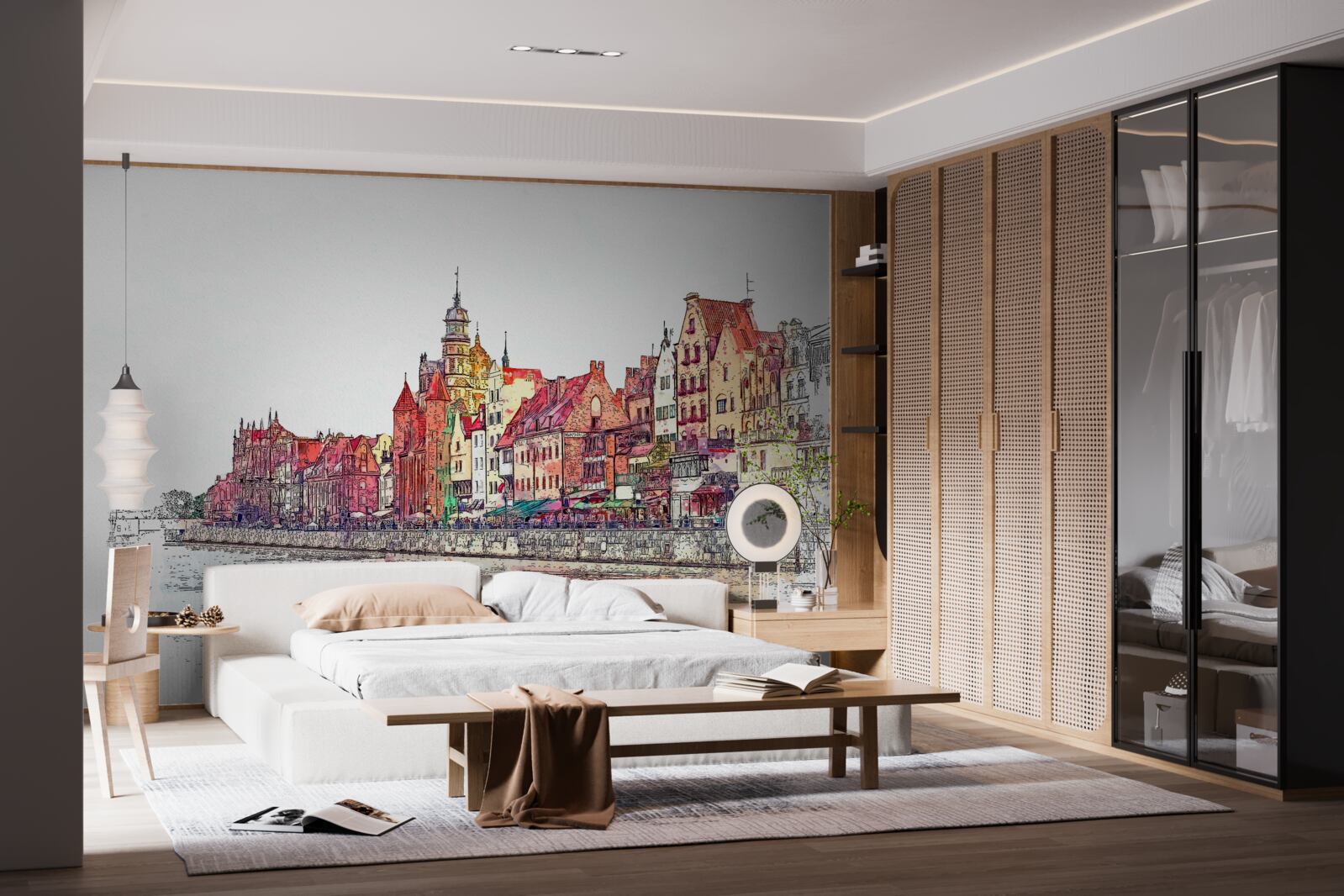 Photo wallpaper Ilustrácie