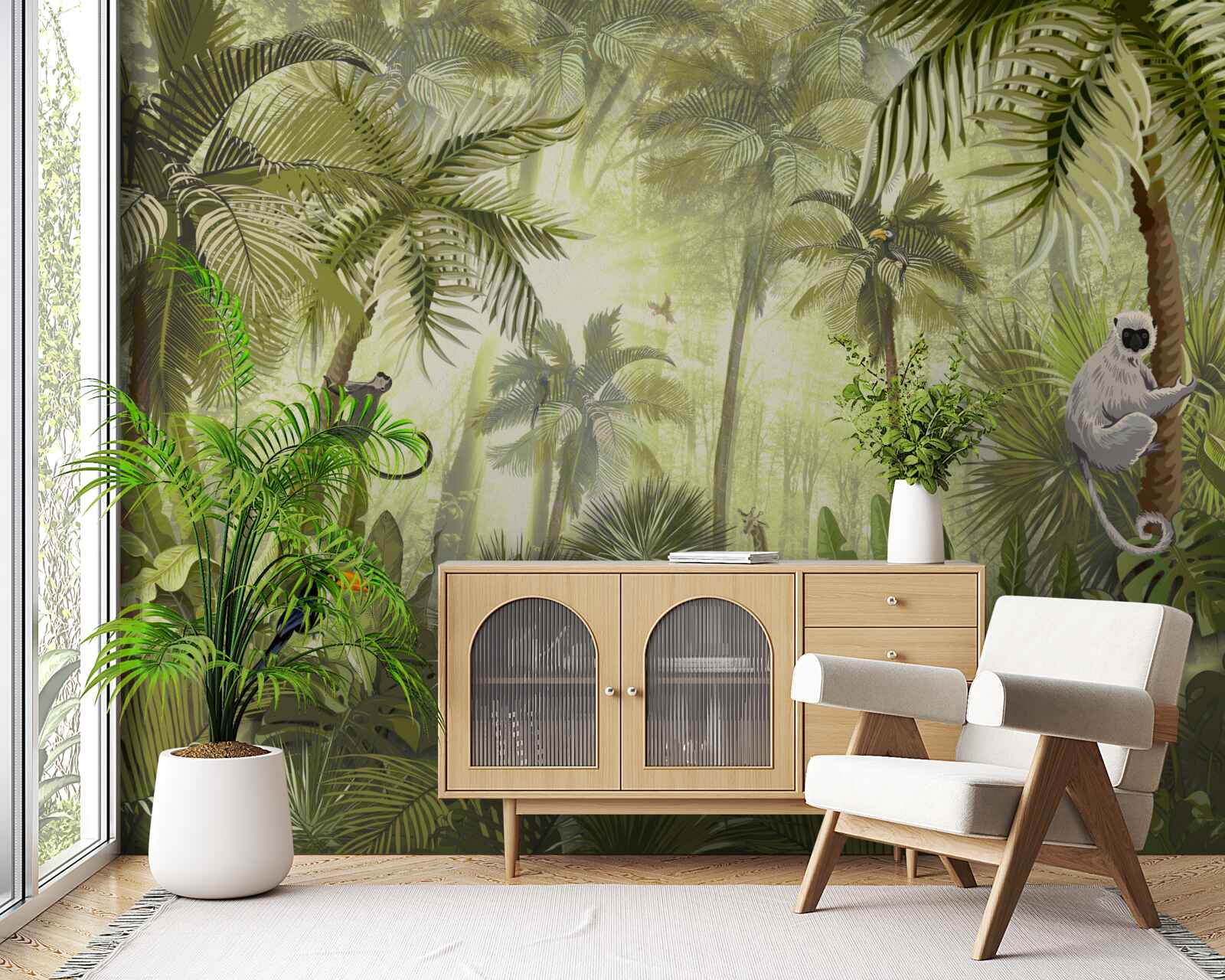 Fototapeta ranná hmla v tropických oblastiach