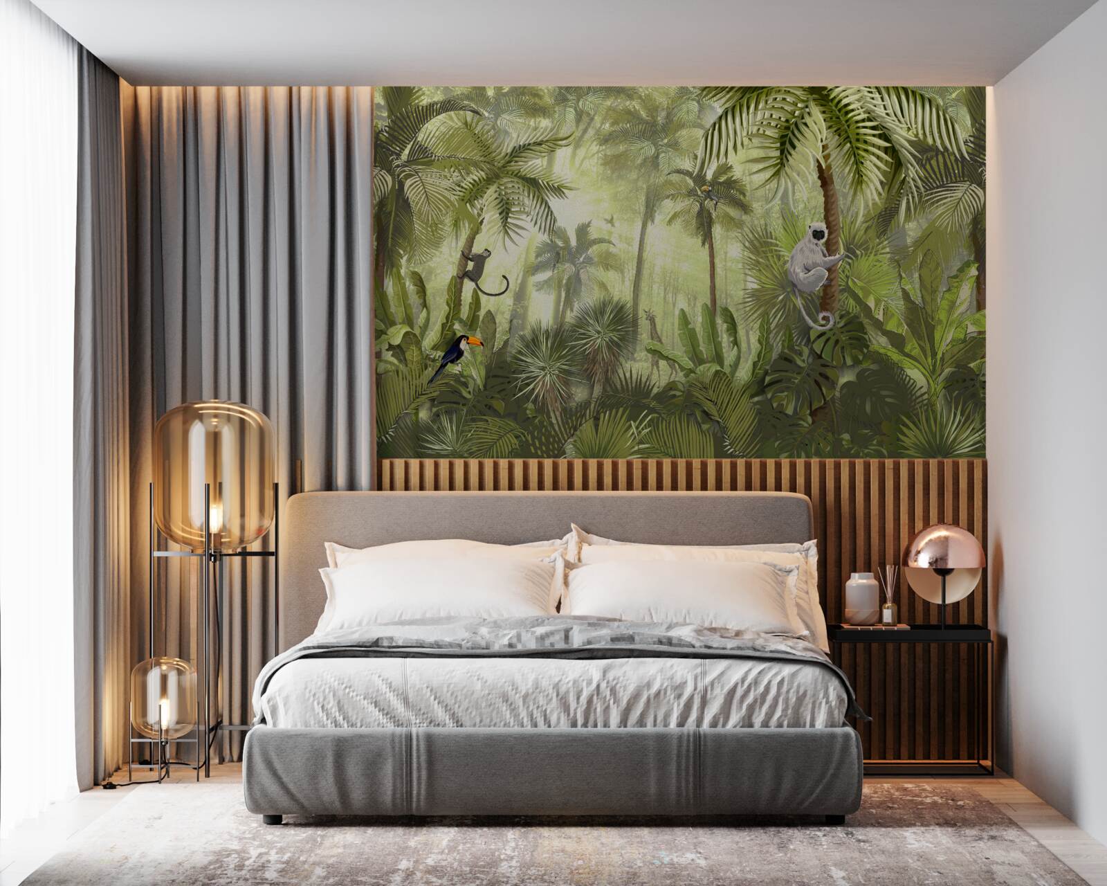 Fototapeta ranná hmla v tropických oblastiach