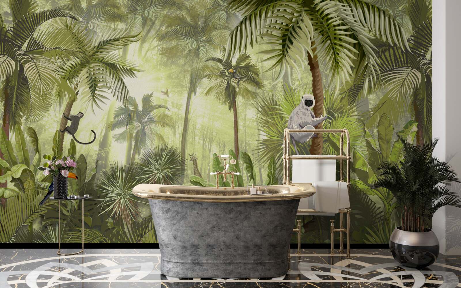 Fototapeta ranná hmla v tropických oblastiach