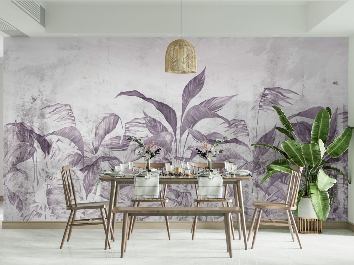 Fototapeta tropická flóra a vegetácia počas silných dažďov