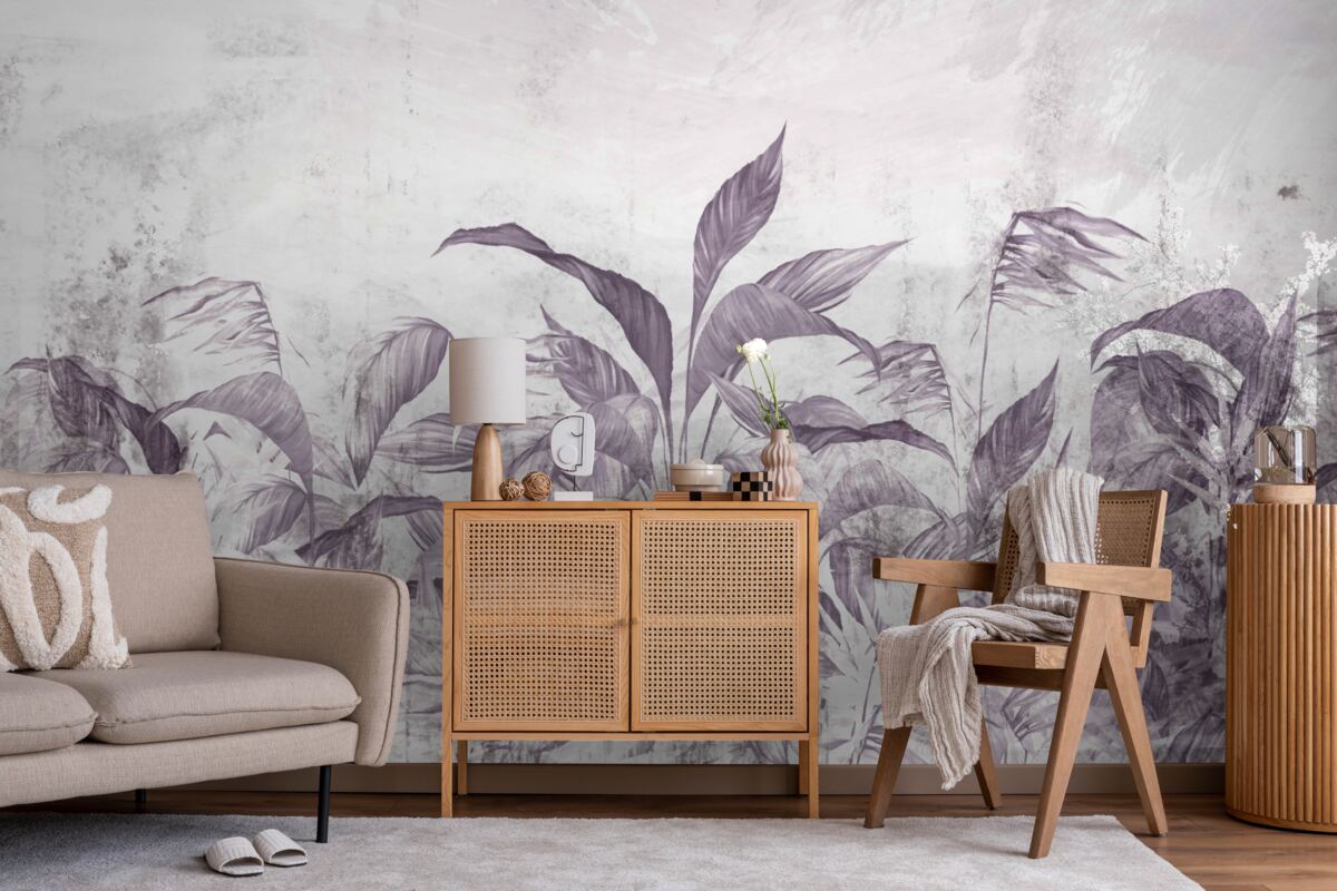 Fototapeta tropická flóra a vegetácia počas silných dažďov