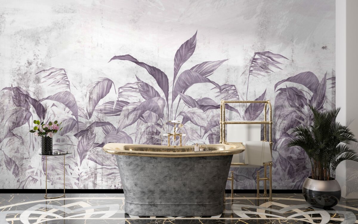 Fototapeta tropická flóra a vegetácia počas silných dažďov