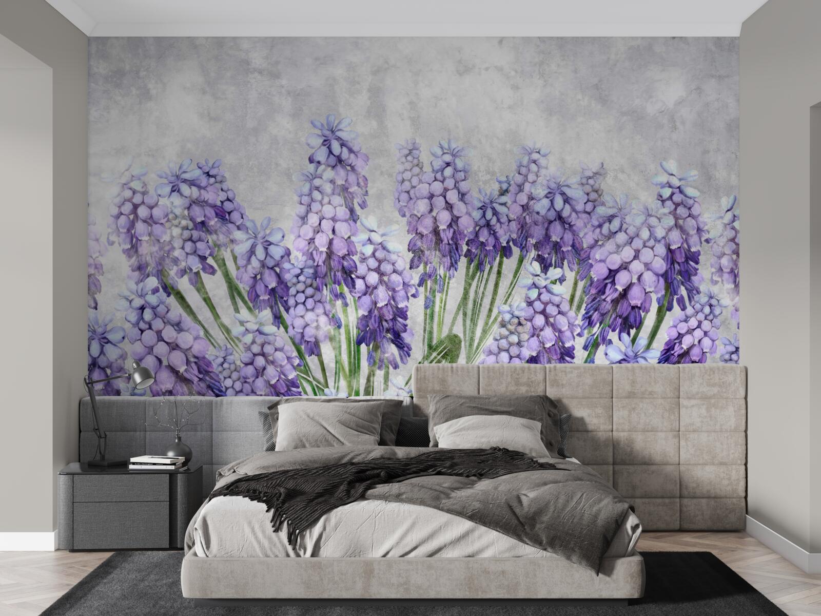 Fototapeta Lúka krásnych fialových kvetov