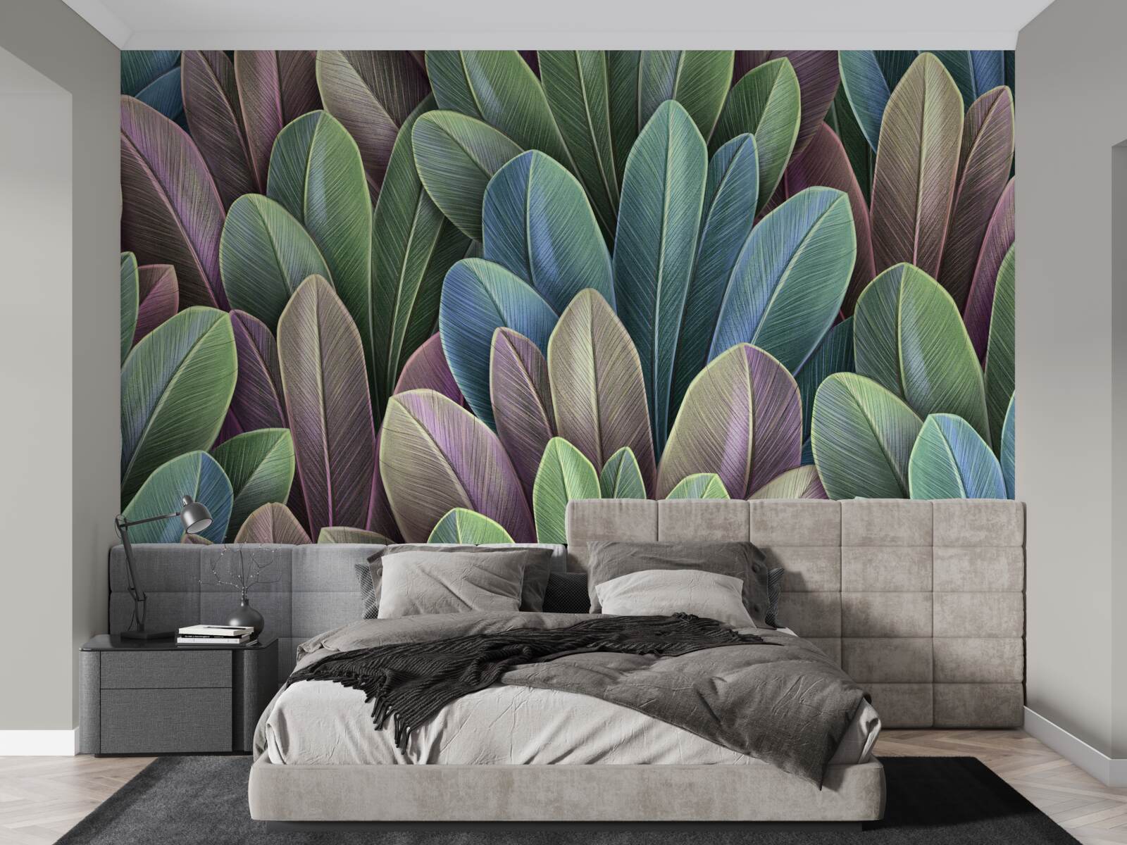 Fototapeta jemnosť farebného spektra jesenných lesných listov