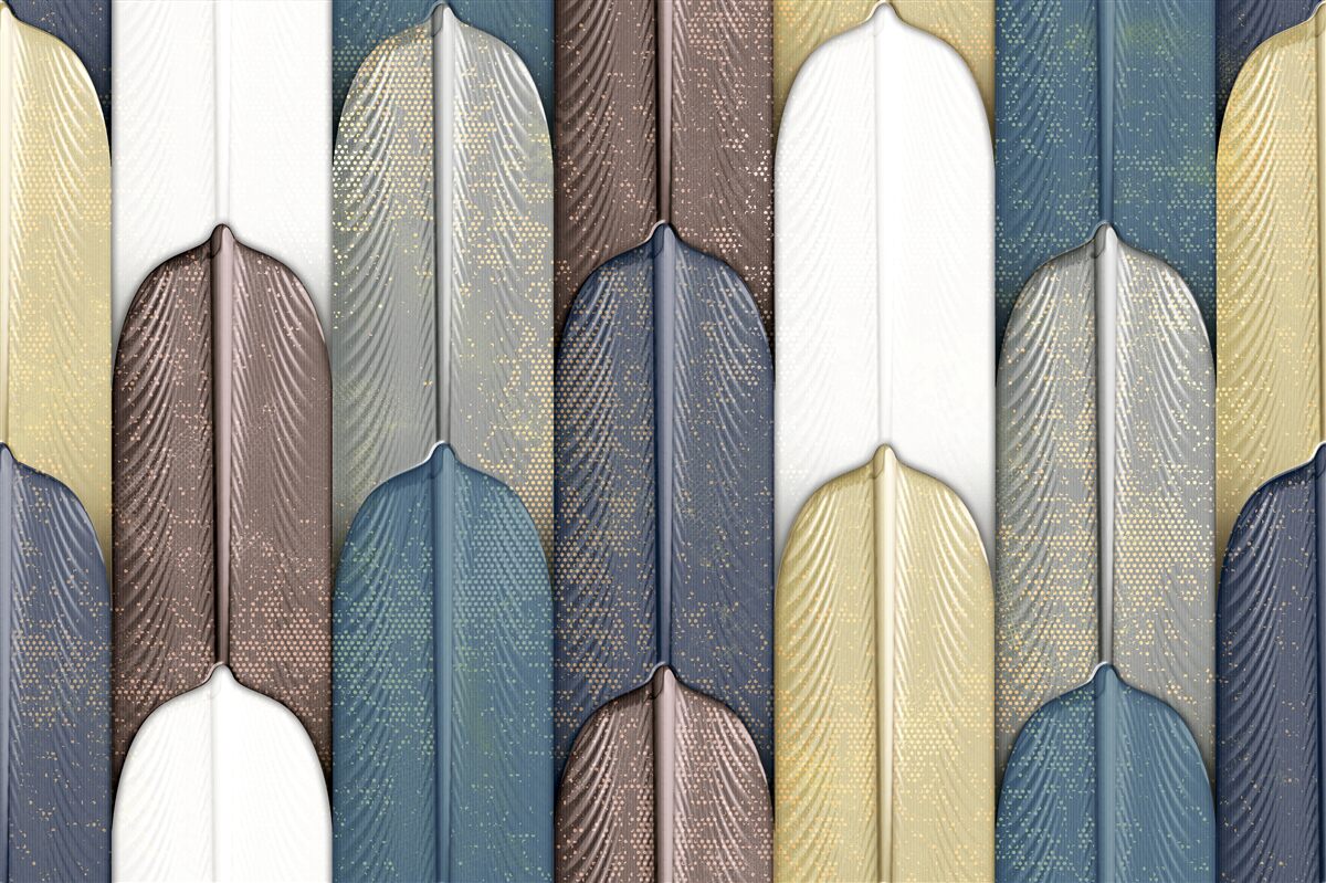 Fototapeta les posiaty jesenným lístím