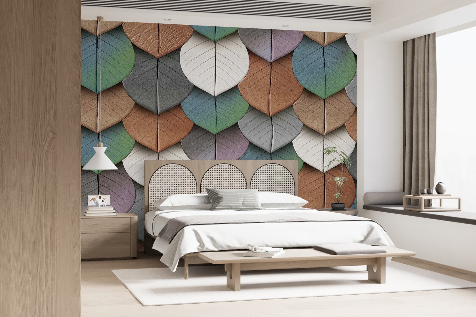 Fototapeta jesenné lístie a abstrakcia kvetov