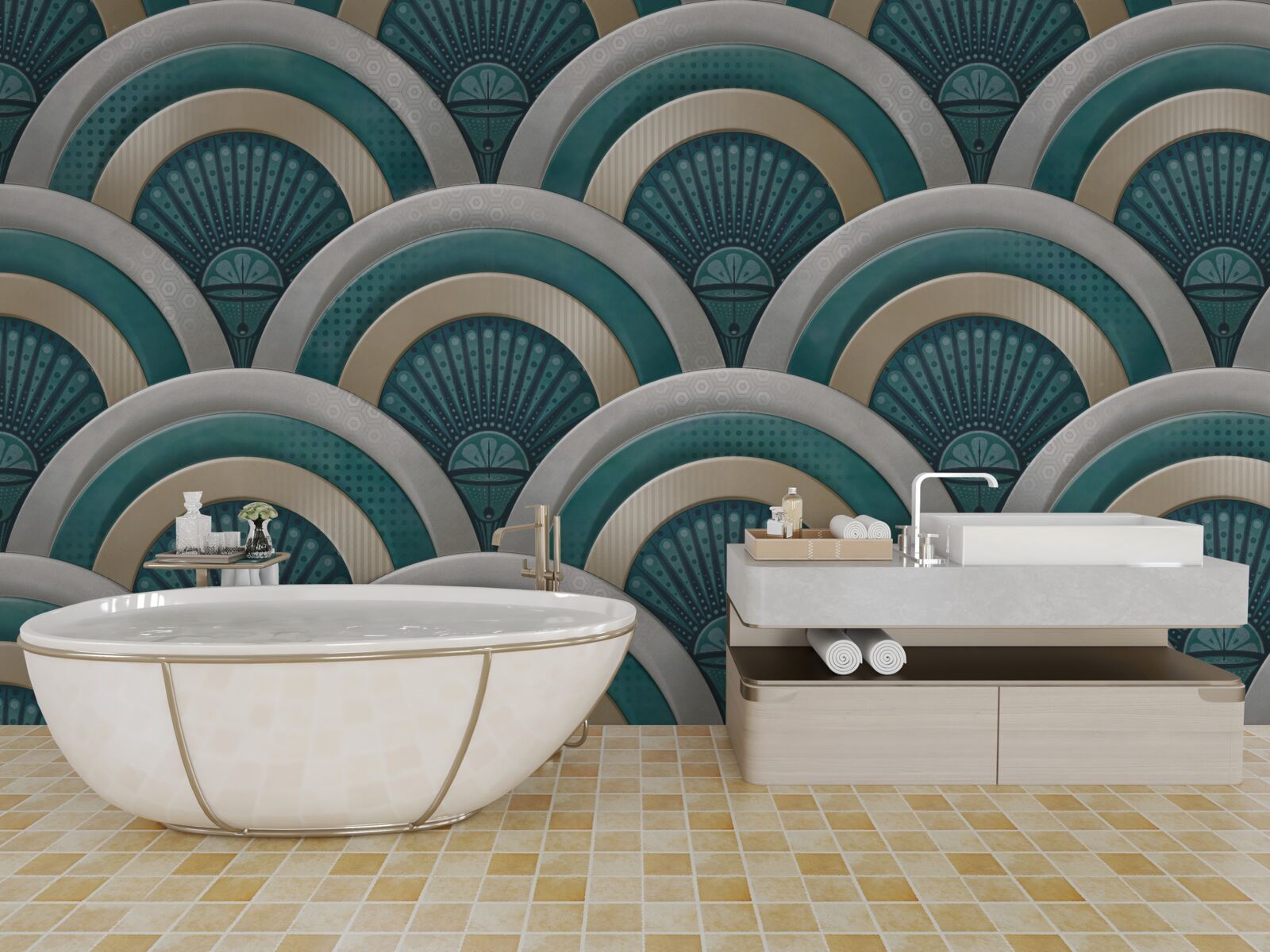 Fototapeta abstrakcia hlasných morských vĺn